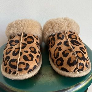 UGG Scuffette slippers in leopard print